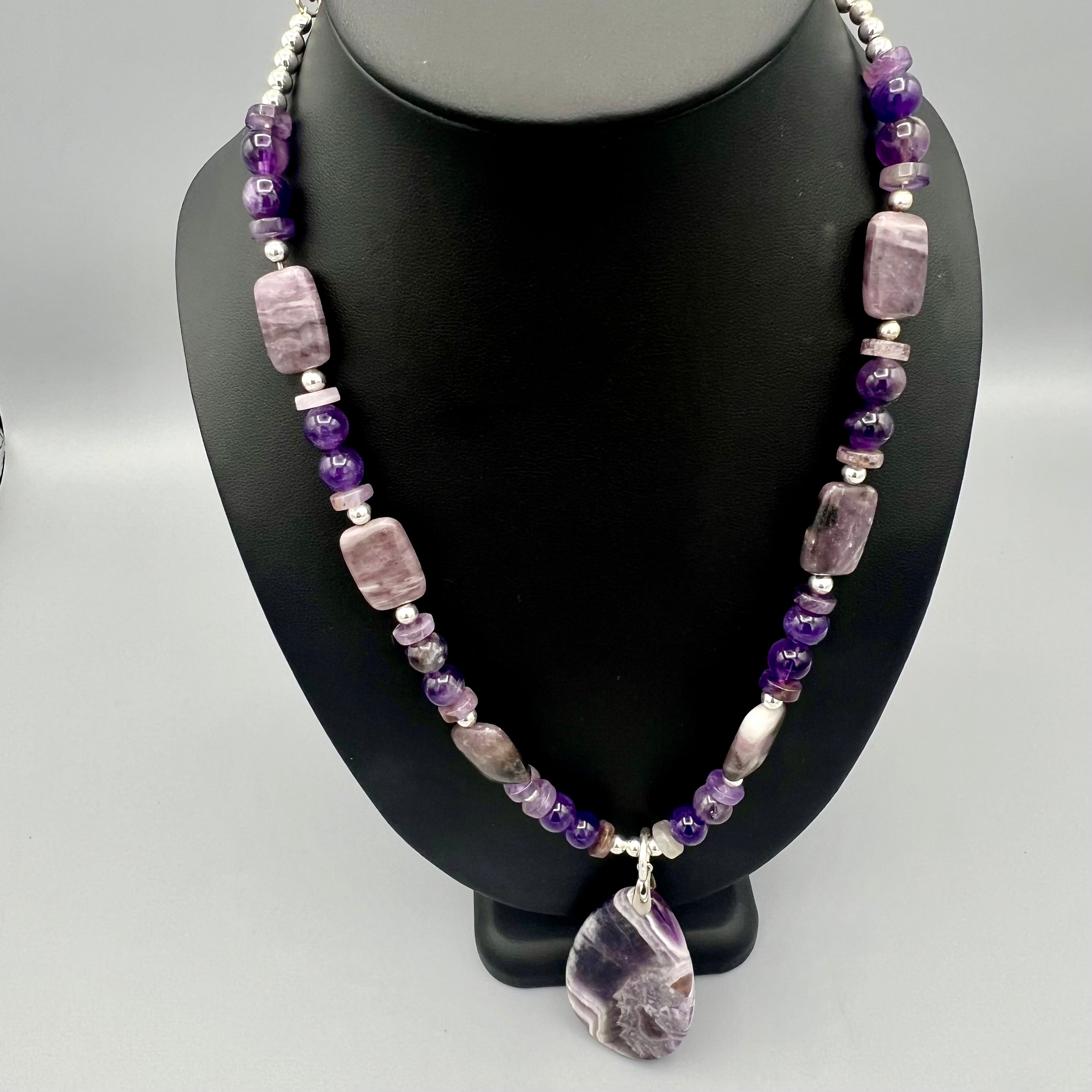 Amethyst Necklace with Pendant
