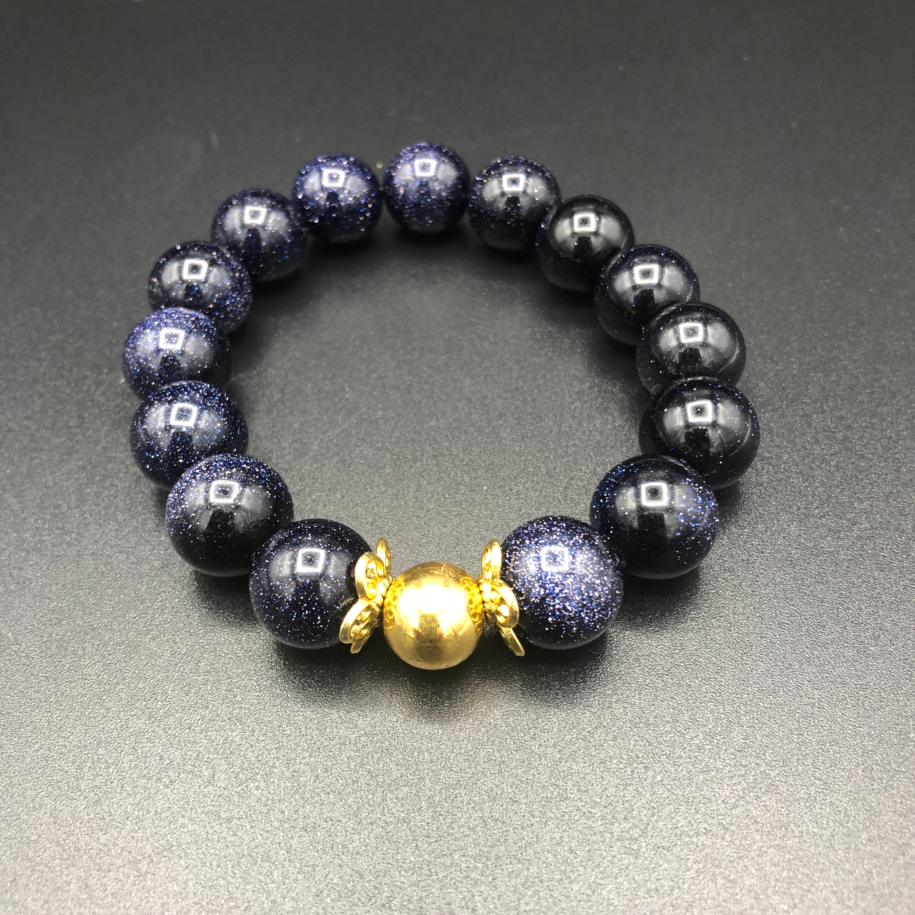 Blue Goldstone Bracelet